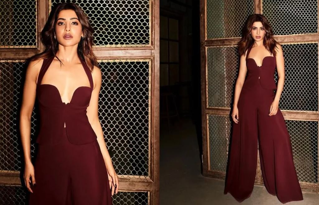 Samantha Ruth Prabhu Hot Pic: Samantha Ruth Prabhu shared hot pictures in sexy jumpsuit, pictures went viral