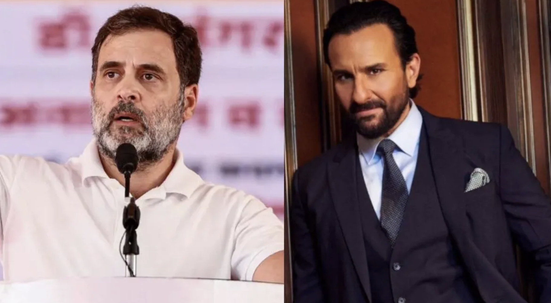 Bollywood superstar Saif Ali Khan got Rahul Gandhi fever, Pataudi Nawab praised him fiercely and said, ‘That brave politician…’