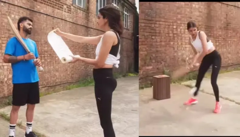 Anushka explained the rules of street cricket to Virat, you also know these rules, fans are showering love on the video viral.