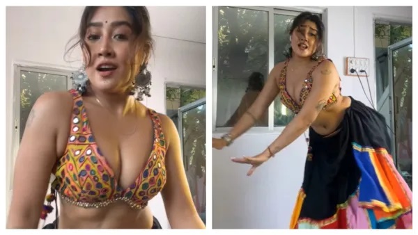 Sofia Ansari welcomed Navratri by dressing up in a bold avatar, had to stop the video immediately after uploading it…